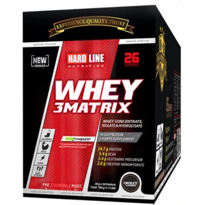 Hardline Nutrition Whey 3Matix 26 Paket Çikolata