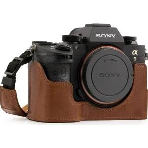 Sony Alpha A7 III, A7R III, A9 (Tek Dip) Hakiki Deri Kamera Çantası