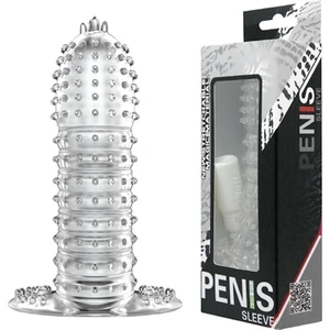 Kabartmalı Yüzeyli Penis Kılıfı Uzatmalı Prezervatif