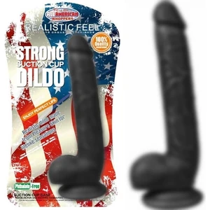 28 cm Vantuzlu Gerçekçi Realistik Zenci Penis Dildo