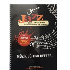 Solfej  Dersleri İçin Kalın Yapraklı Müzik Defteri