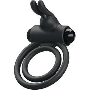 Pretty Love Osmond Güçlü Titreşimli Kaliteli Silikon Penis Halkası Penis Kelepçesi Klitoral Vibratör