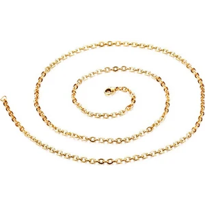 Bayan-Erkek 75 Cm. 2Mm. Gold İpc. Çelik Kolye Zinciri Dt41