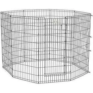 OEM Köşeli Bahçe Köpek Çiti 61X91X8 Parça Köşeli Siyah Renk