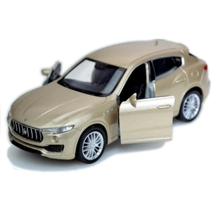 Maserati Oyuncak Lisanslı Diecast Metal Çek Bırak Araba Bej