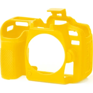 Nikon D7500 Silikon Kılıf + Ekran Koruyucu ( Sarı )