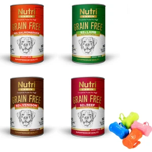 Canin Hipoalerjik Karışık Tahılsız Köpek Konserve Maması 12x400 Gr ve Dışkı Kabı