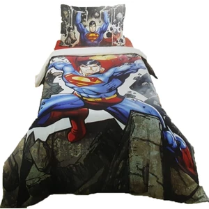 Lisanlı Tek Kişilik Nevresim Takımı Superman Stone