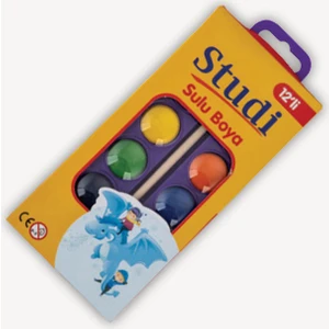 Studio Pastel Sulu Boya 12'Li
