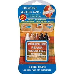 Ahşap Dolgu Kalemi 5 Li Set Beyaz Meşe Ceviz Venge Siyah