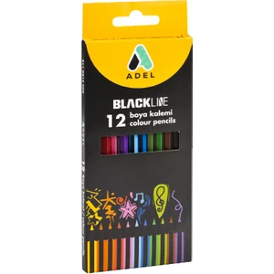 Blackline Boya Kalemi 12 Renk Tam Boy