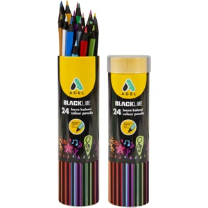 Blackline Metal Tüp Boya Kalemi 24 Renk Kırılmaya Dirençli Kolay Açılır Uç