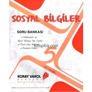 Koray Varol Akademi 5.Sınıf Sosyal Bilgiler Soru Bankası