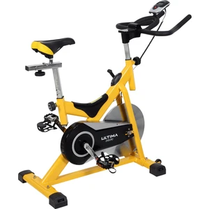 Enduro Manyetik Spinning Bisiklet Manuel Direnç Ayarı 110 kg Taşıma Kapasitesi Sarı