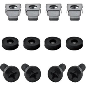 M6 Kafes Somun-Vida-Pul (100'Lü Set) Rack Kabinet Vidası