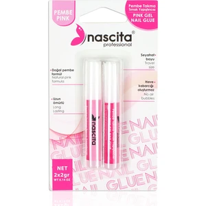 Pembe Takma Tırnak Yapıştırıcısı 2x2 gr