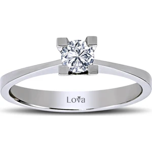 Lova F Renk 0,23 Karat Pırlanta Tektaş Yüzük 1010020