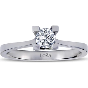 Lova E Renk 0,42 Karat Pırlanta Tektaş Yüzük 1020015