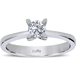 Lova D Renk 0,31 Karat Pırlanta Tektaş Yüzük 1020052