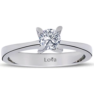 Lova F Renk 0,36 Karat Pırlanta Tektaş Yüzük 1020053