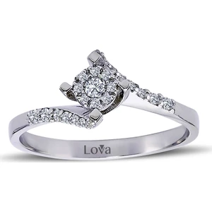 Lova 0,30 Karat Tektaş Görünümlü Pırlanta Yüzük 1020174