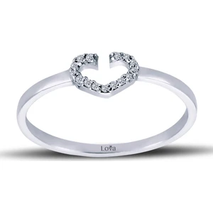 Lova Pırlanta Kalp Yüzük 1020220