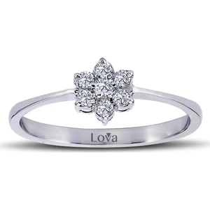 Lova Pırlanta Papatya Yüzük 1020245