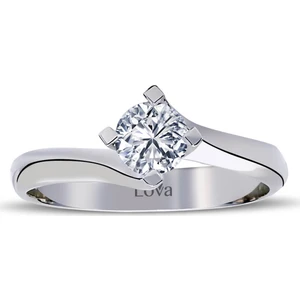 Lova H Renk 0,46 Karat Pırlanta Tektaş Yüzük 1030097