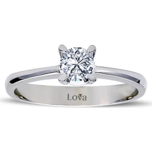 Lova F Renk 0,37 Karat Pırlanta Tektaş Yüzük 1040069