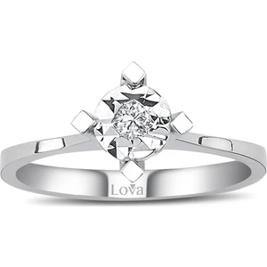 Lova 0,60 Karat Efektli Pırlanta Tektaş Yüzük 1040112