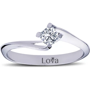 Lova F Renk 0,19 Karat Pırlanta Tektaş Yüzük 1050083