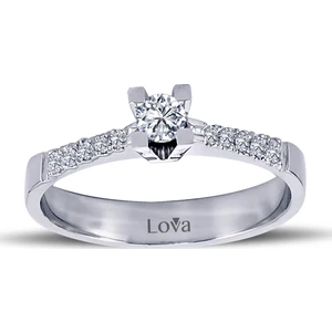 Lova Toplam 0,23 Karat Pırlanta Tektaş Yüzük 1050090