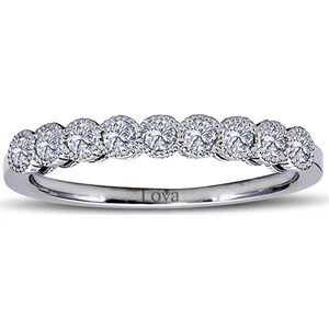 Lova 0,37 Karat Pırlanta Yarımtur Yüzük 1060098