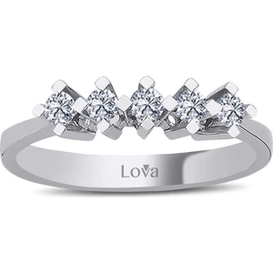 Lova 0,23 Karat Pırlanta Beştaş Yüzük 1070085