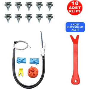 Set Cam L Ön Renault Laguna 2 2001-2007 + 10 Klips + Klips Sökme