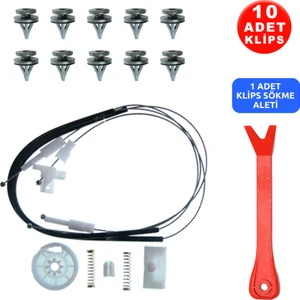 Set Cam L Ön Renault Megane 1  + 10 Klips + Klips Sökme