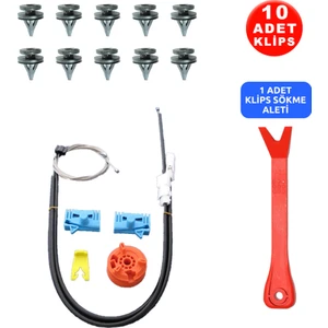 Set Cam R Ön Renault Laguna 2 2001-2007 + 10 Klips + Klips Sökme
