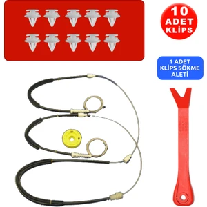 Set Cam L-R Ön Bmw E39 1998-2001 + 10 Klips + Klips Sökme