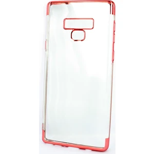 Case 4U Samsung Galaxy Note 9 Kılıf Nikelaj Kenarlı Silikon Arka Kapak - Rose Gold