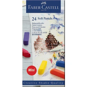 Creative Studio Mini Toz Pastel Boya (Soft) 24 Renk Yarım Boy