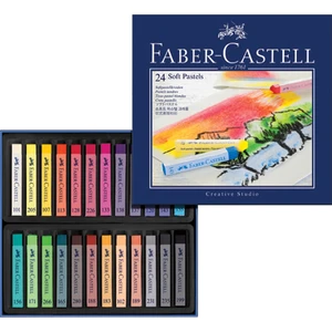 Goldfaber Toz Pastel Boya 24 Renk Parlak ve Yoğun Hobi Ressamları İçin