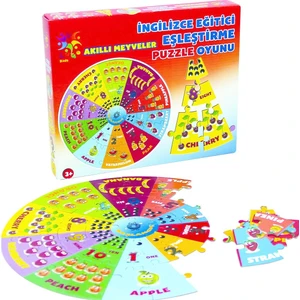 Laço Kids  Akıllı Meyveler İngilizce Eğitici Puzzle
