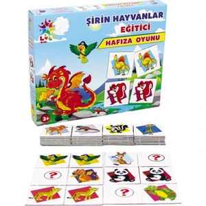Laço Kids Şirin Hayvanlar Eğitici Hafıza Oyunu