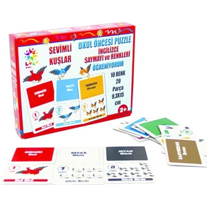 Laço Kids Okul Öncesi Puzzle Saymayı Ve Renkleri Öğreniyorum