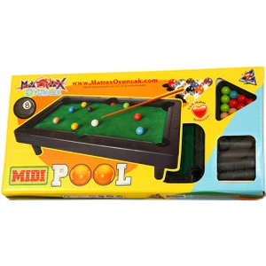 Matrax Oyuncak "MIDI POOL" Orta Boy Bilardo Oyunu