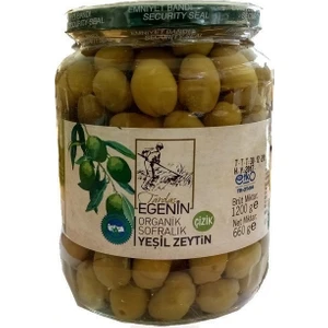 Tardaş Egenin Organik Çizik Yeşil Zeytin 660 gr