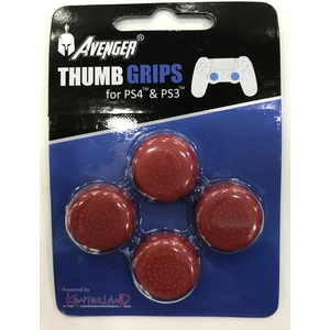Avenger Ps4 Analog Koruyucu Lastik 4 Lü Set (Kırmızı)