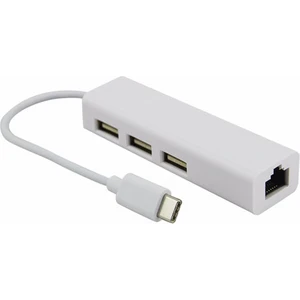 Oem Type-C USB 3.1 To Ethernet Lan Adaptör + 3 Port USB 2.0 HUB