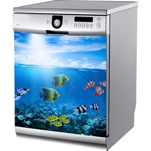 Tilki Dünyası Denizaltı Bulaşık Makinası Stickerı BS-158