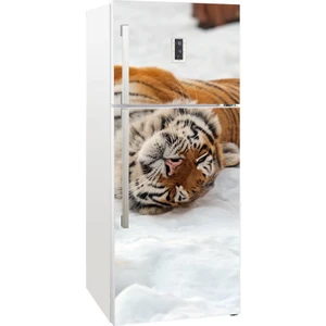 Tilki Dünyası Buzdolabı Kapağı Kaplama Sticker 0010